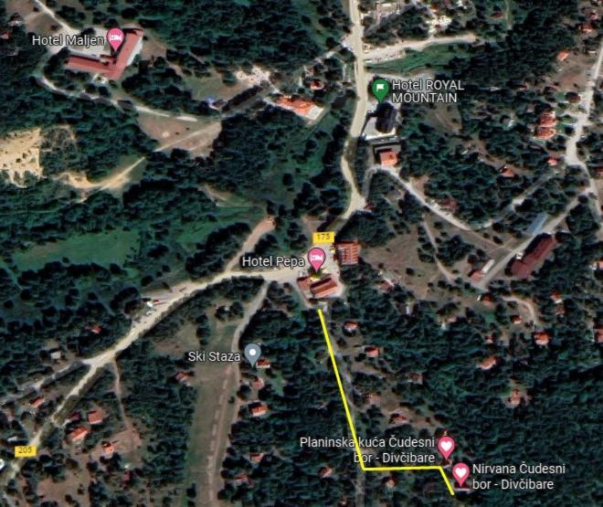 Nirvana Cudesni Bor Divčibare Exteriér fotografie